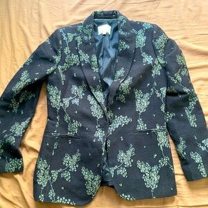 Banana Republic heritage collection wool floral blazer size 6